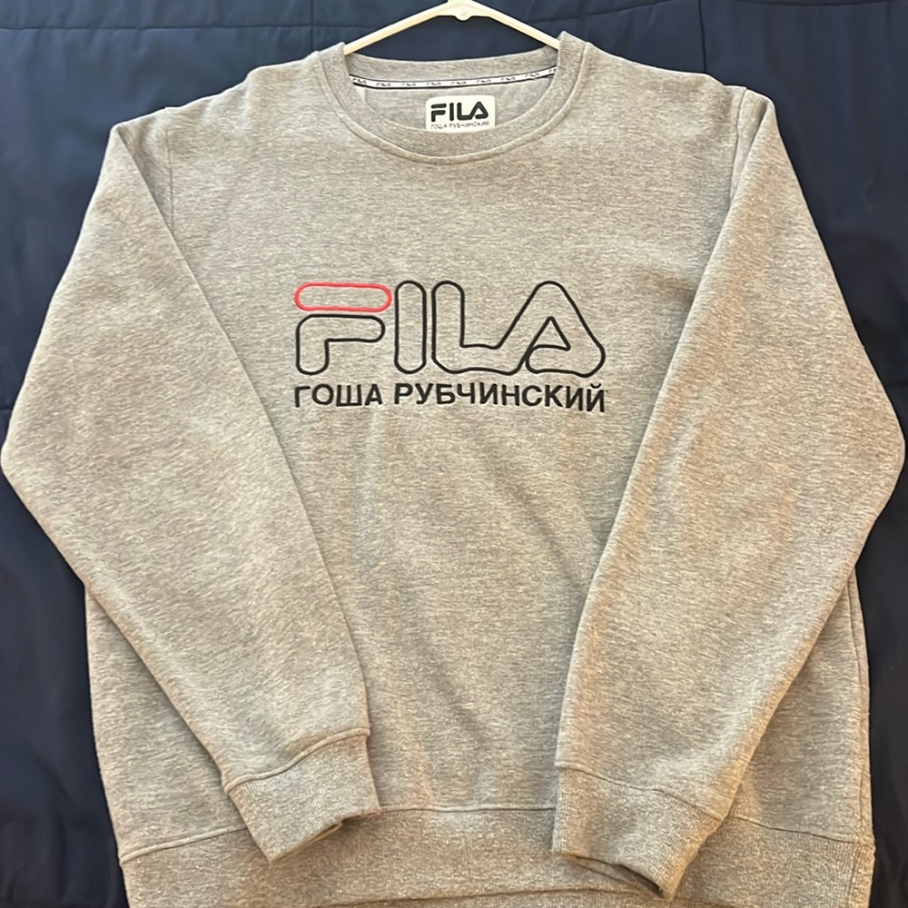 Gosha Rubchinskiy Fila crewneck sweater S/S 17